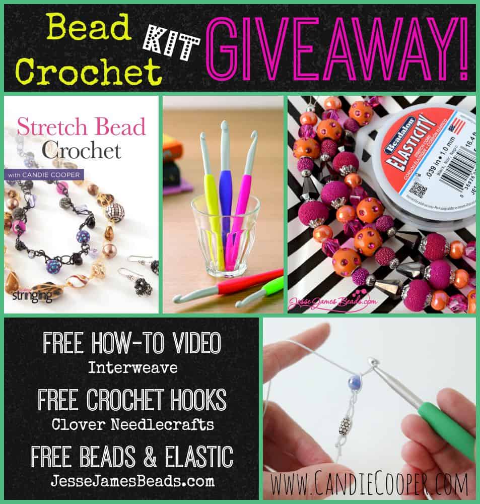 Bead Crochet Kit Giveaway from Clover Needlecrafts, Jesse James Beads, Interweave, and Candie Cooper