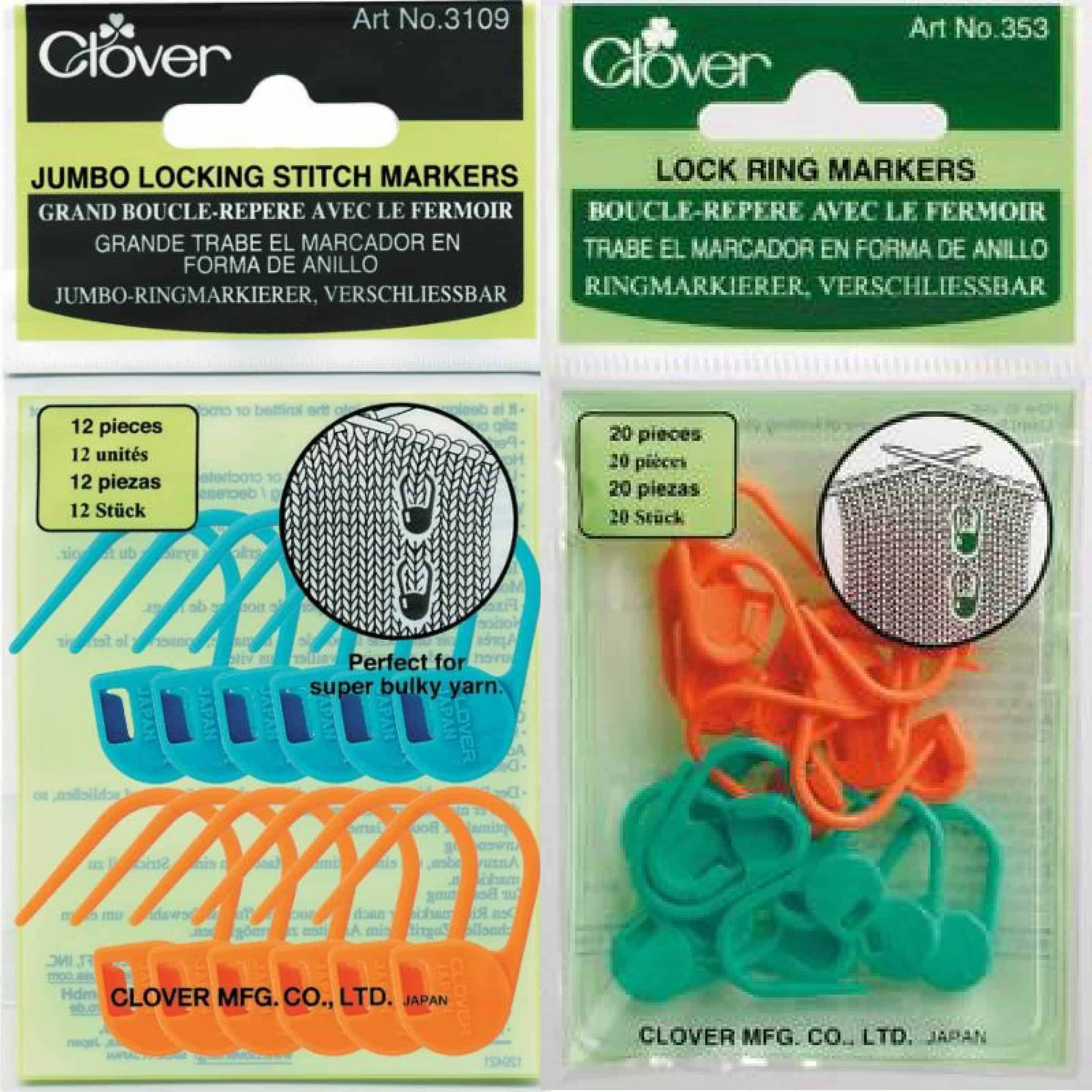 Clover Locking Stitch Marker, No. 353