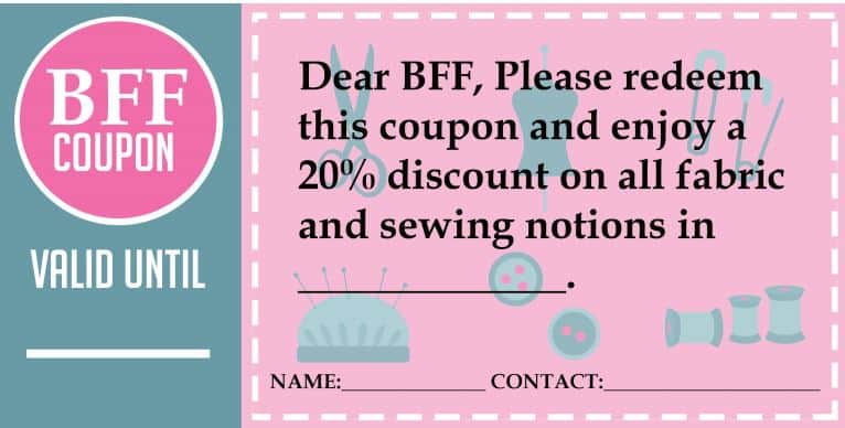 BFF Coupon