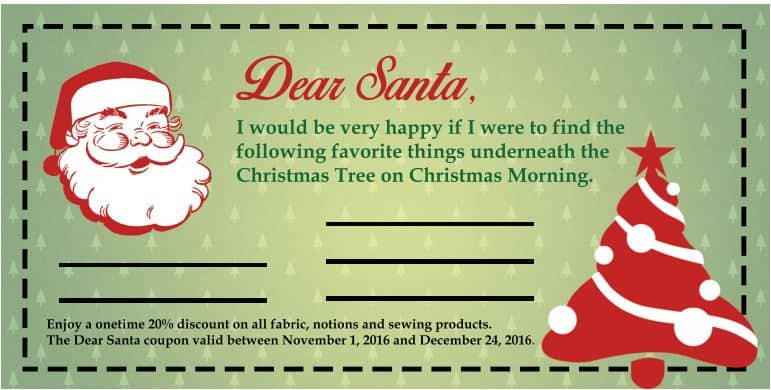 Santa Coupon