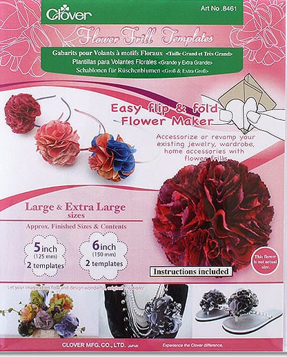 Tool School: Flower Frill Template – Clover Needlecraft