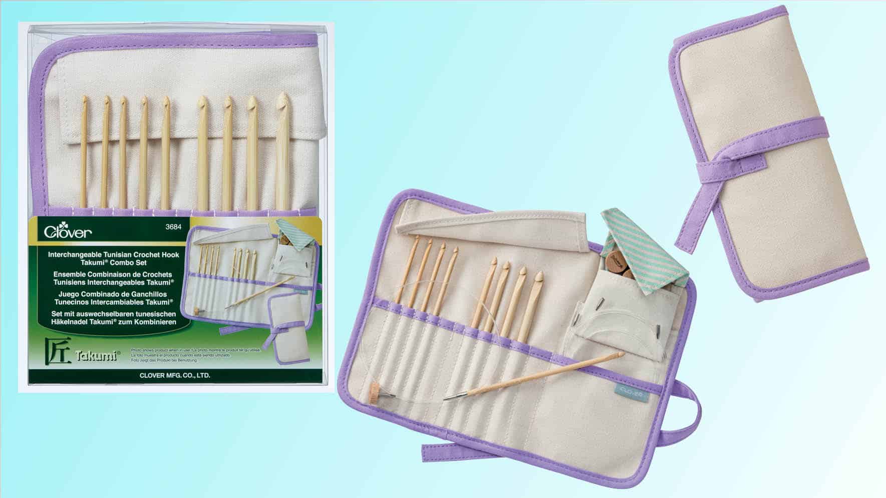 New to Clover: Interchangeable Tunisian Crochet Hooks – Clover