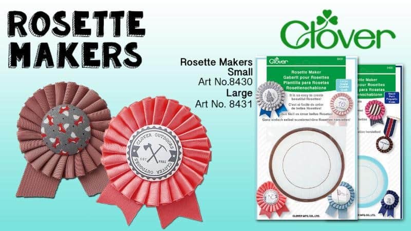 Tool School: Rosette Maker and Parts Set – Clover Needlecraft