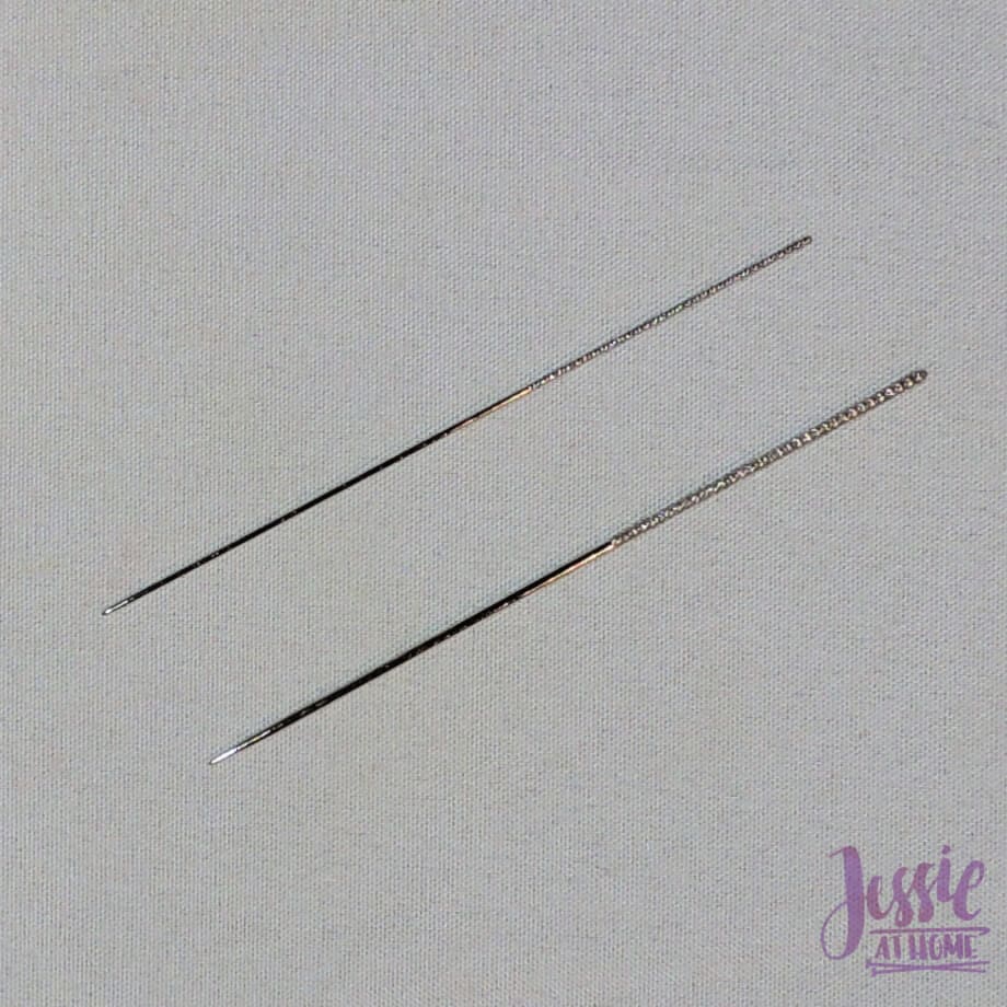 Snag Repair Needles - A Threaded Needle