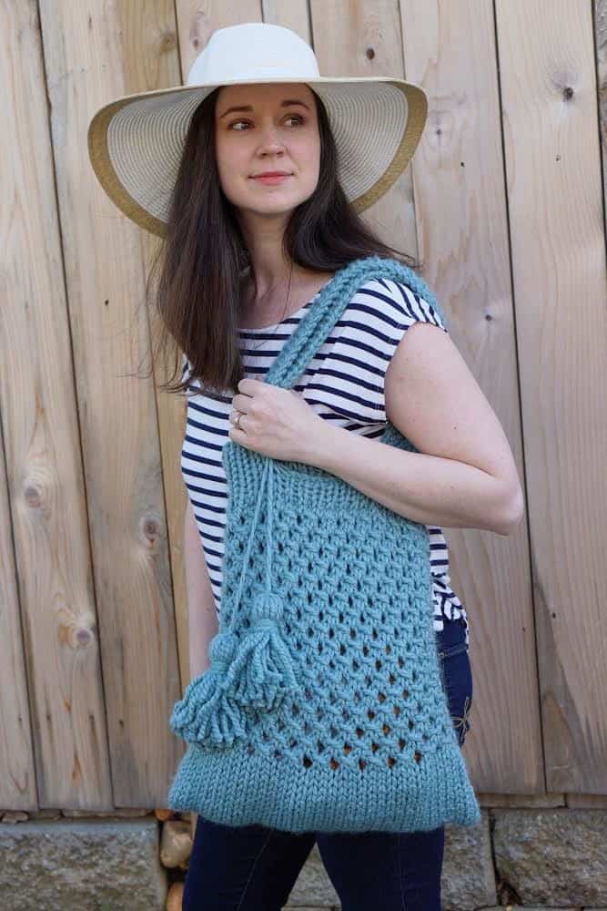 Monterosso Market Bag – Knit Pattern – Clover Needlecraft