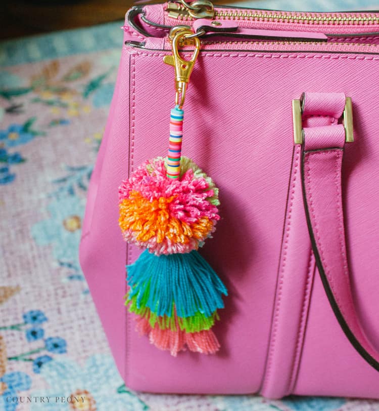 How To Make Pom Pom & Tassel Bag Charms Online