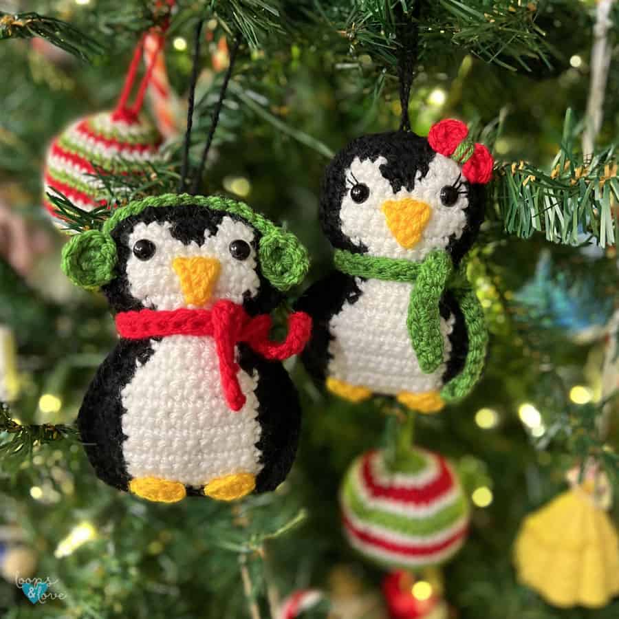 Crochet Penguin Ornament + Gift Card Holder – Clover Needlecraft