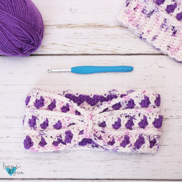 Crochet Peek-a-Boo Ear Warmer Pattern – Clover Needlecraft