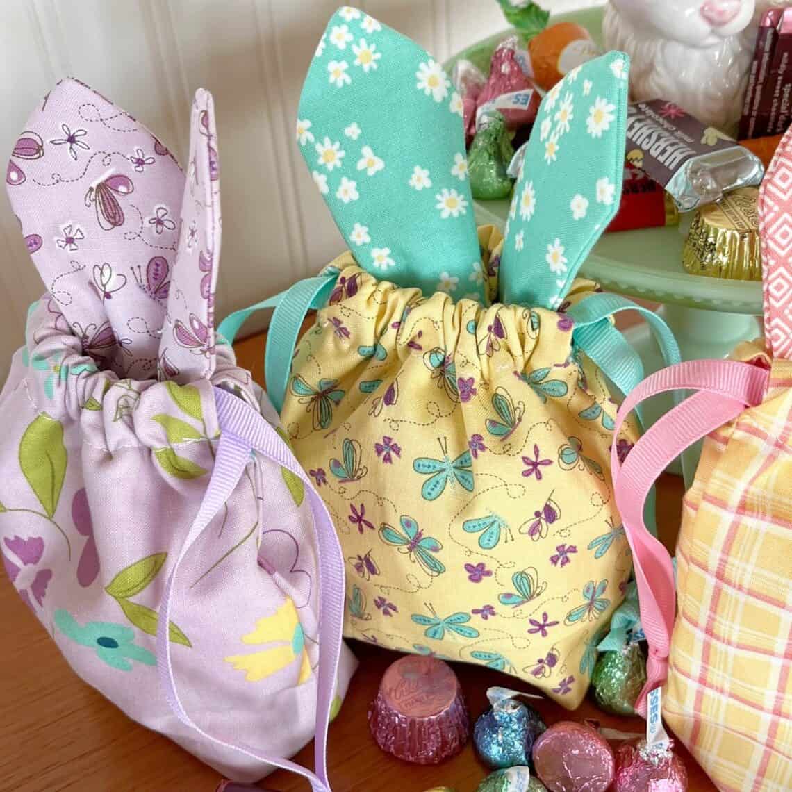 Happy Spring Bunny Ear Gift Bag- Sewing Tutorial – Clover Needlecraft