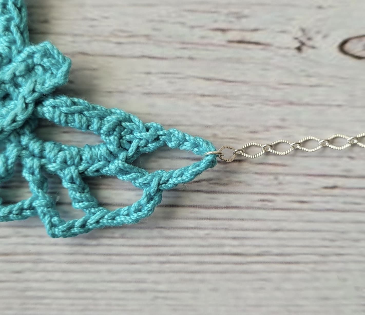 Cute Crocheted Necklace | The Whole Knit & Caboodle