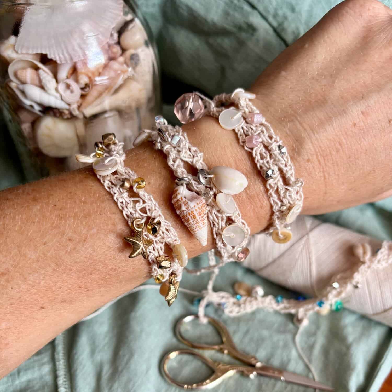 Coastal Charm Crochet Bracelets! – Clover Needlecraft