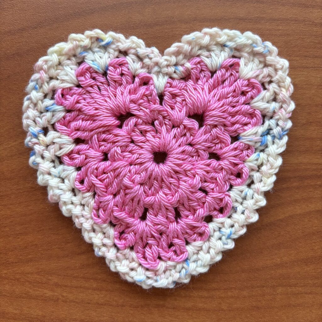 Crochet Heart Coasters (last minute valentine's gift!) – Clover